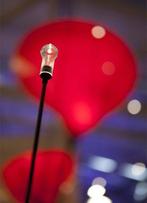 Lampe - luciole - Fibre de carbone, Verre