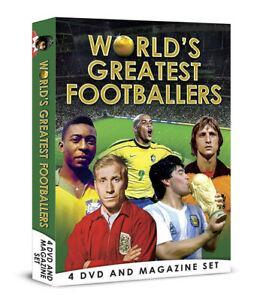 Worlds Greatest Footballers DVD (2018) Pelé cert E 4 discs, CD & DVD, DVD | Autres DVD, Envoi