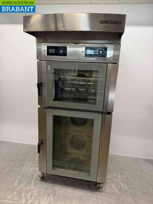 RVS Wiesheu B4 + B8 Heteluchtoven winkeloven oven 15 x 60 x, Zakelijke goederen, Horeca | Keukenapparatuur, Ophalen of Verzenden