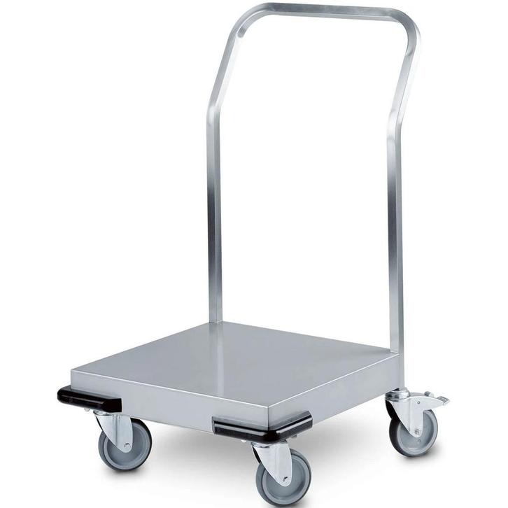 Platformwagen | RVS | Max. 120kg | Wielen (Geremd) +, Zakelijke goederen, Horeca | Keukenapparatuur, Nieuw in verpakking, Verzenden