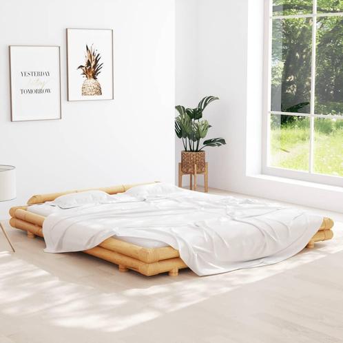 vidaXL Bedframe bamboe 180x200 cm, Huis en Inrichting, Slaapkamer | Bedden, Nieuw, Verzenden