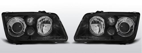 Koplampen Angel Eyes | Volkswagen Bora 1998-2005 | zwart, Auto-onderdelen, Verlichting, Nieuw, Volkswagen, Verzenden