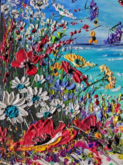 Evelina Vine (XXI) - Coastal Flora, Antiek en Kunst, Kunst | Schilderijen | Modern