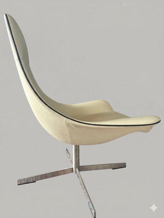 Matteo Grassi - Sofa - Roestvrij staal, Leder - Matteo, Antiek en Kunst, Curiosa en Brocante