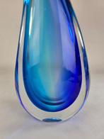 sculptuur, Vaso Sommerso Blu e Acquamarina - 29 cm -, Antiek en Kunst