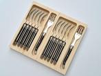 Laguiole 12x Pastry Forks / Cake Forks - Black - style de -