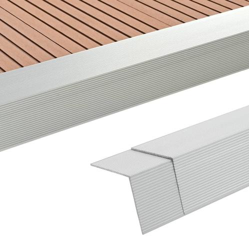 vidaXL 5 st Terras hoekplinten 170 cm aluminium, Doe-het-zelf en Bouw, Vloerdelen en Plavuizen, Nieuw, Verzenden