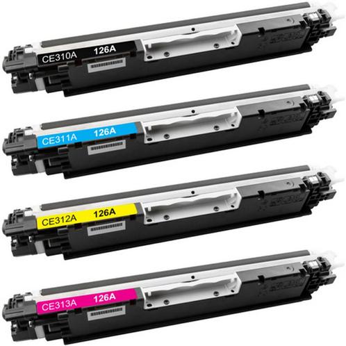 Huis-Merk   HP 126A, 130A, en CANON 729BK Toner zwart 1.3k, Informatique & Logiciels, Fournitures d'imprimante, Toner, Envoi