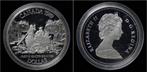 Canada 1 dollar 1989- Fleuve Mackenzie River zilver, Verzenden