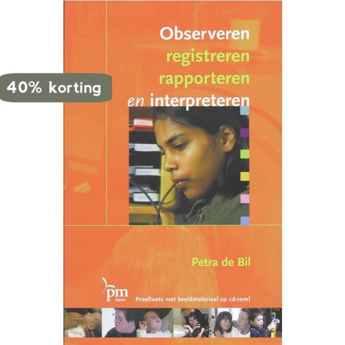 Observeren, registreren rapporteren en interpreteren /, Boeken, Politiek en Maatschappij, Zo goed als nieuw, Verzenden