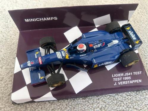 Minichamps 1:43 - Model raceauto - Jos Verstappen Ligier, Hobby en Vrije tijd, Modelauto's | 1:5 tot 1:12