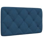 vidaXL Hoofdbordkussen 90 cm stof blauw, Huis en Inrichting, Verzenden, Nieuw