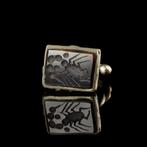 Ottomaanse Rijk Ring met steen inleg met Schorpioen (Zonder