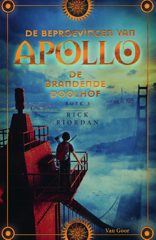 De brandende Doolhof / De beproevingen van Apollo / 3, Boeken, Kinderboeken | Jeugd | 13 jaar en ouder, Zo goed als nieuw, Verzenden