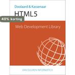 HTML5 / Web Development Library 9789059408081 Peter Doolaard, Boeken, Verzenden, Zo goed als nieuw, Peter Doolaard