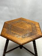 Bijzettafel - Hout - bobbinstyle tafel, Antiek en Kunst
