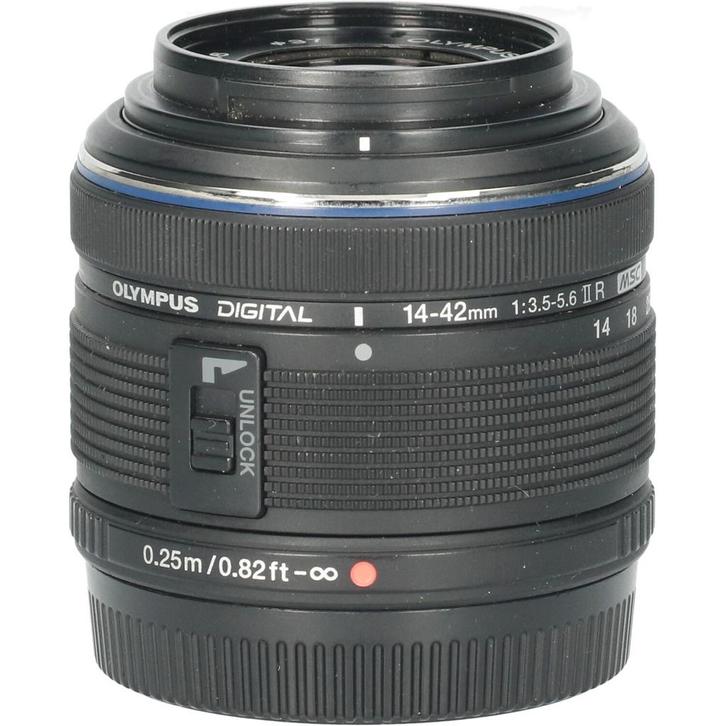 Olympus M.Zuiko Digital 14-42mm f/3.5-5.6 II R Zwart CM6041, Audio, Tv en Foto, Foto | Lenzen en Objectieven, Overige typen, Gebruikt