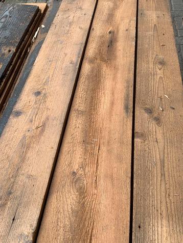 Barnwood planken 2 zijden uitstraling zwart en naturel hout beschikbaar voor biedingen