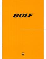 1976 VOLKSWAGEN GOLF BROCHURE ENGELS, Boeken, Auto's | Folders en Tijdschriften, Nieuw