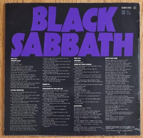 Black Sabbath - Master of Reality (Holland Embossed SWIRL +, Cd's en Dvd's, Vinyl Singles