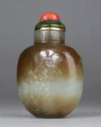 Prachtige tabakdoosje sculptuur kraan - Merk - Jade Nephrite