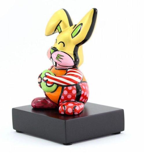 Romero Britto (1963) - Orange Rabbit, Antiek en Kunst, Kunst | Schilderijen | Modern