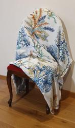 300x280cm! Exclusief Mediterraan stof met koralen en