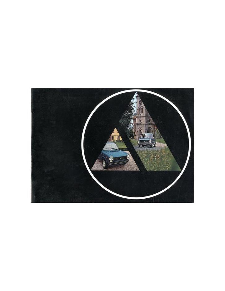 1975 AUTOBIANCHI A112 ELEGANT ABARTH BROCHURE NEDER, Livres, Autos | Brochures & Magazines