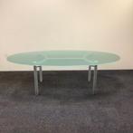 Tweedehands design vergadertafel 240x118 cm,  met glazen, Gebruikt, Bureau