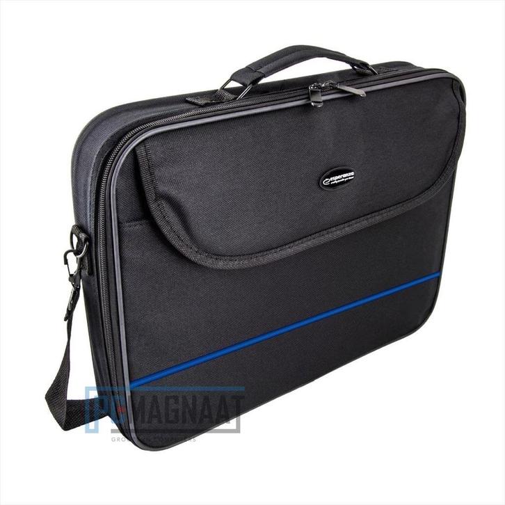 Esperanza Laptoptas ET101B 15,6 Zwart blauw, Computers en Software, Laptoptassen, Nieuw, Ophalen of Verzenden