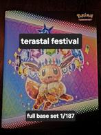 Pokémon Complete Set - TERASTAL FESTIVAL FULL SET 1/187, Hobby en Vrije tijd, Verzamelkaartspellen | Pokémon, Nieuw