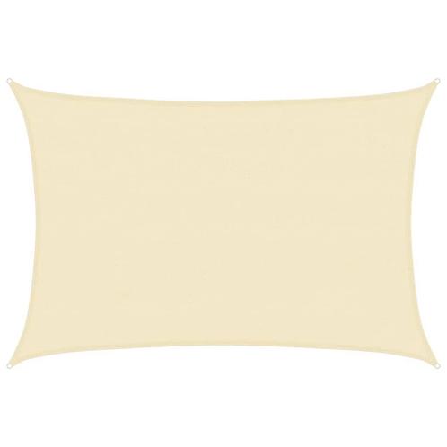 Zonnezeil Creme 4x5m - MEGA korting! Topdeal voor jeugdbe..., Tuin en Terras, Schaduwdoeken, Nieuw, Verzenden