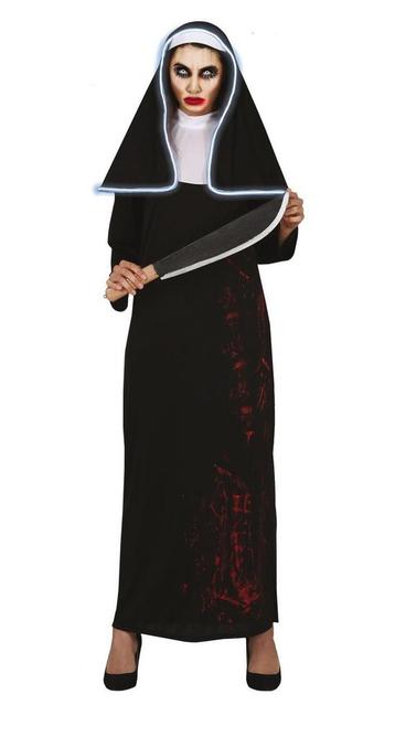 Moordenaar Non Halloween Kostuum Dames L, Verzenden