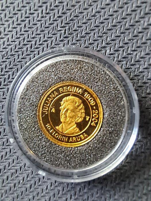 Aruba. 10 Florin 2005 (Zonder minimumprijs), Postzegels en Munten, Munten | Nederland