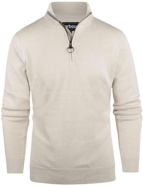 Barbour Trui Half Zip Ecru maat Maat 52/54 (L) Heren, Vêtements | Hommes, Pulls & Vestes, Envoi