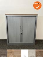 Robberechtse roldeurkast - 105x100x45cm - Zilvergrijs - bred, Werkplek, Ophalen of Verzenden, Gebruikt, Kast