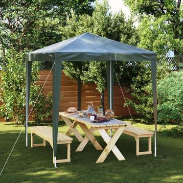 vidaXL Partytent professioneel 2x2 m groen, Verzenden