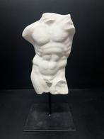 sculptuur, Torso di Eracle - 34 cm - marmeren stof