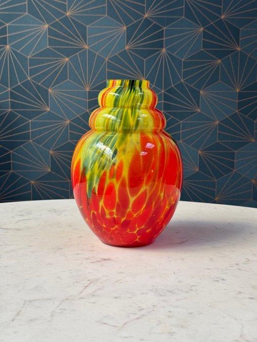 verreries Scailmont - Vaas - Art Deco - Glas, Antiek en Kunst, Antiek | Glaswerk en Kristal