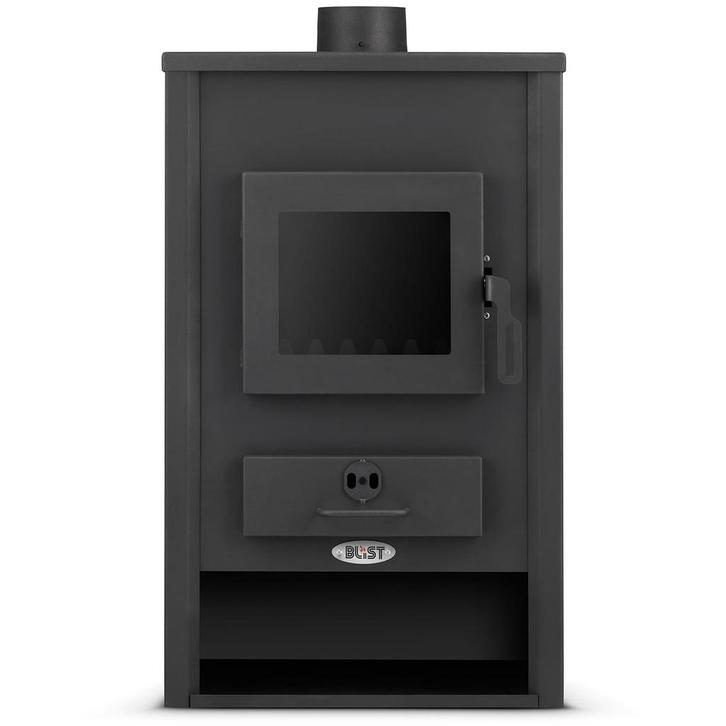 Moderne houtkachel met waterjas - 15 kW - design en funct..., Huis en Inrichting, Kachels, Houtkachel, Hout, Nieuw, Vrijstaand