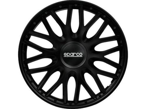 Veiling - Sparco Wieldoppen Roma - 14-inch - Zwart - Set van, Auto diversen, Auto-accessoires, Gebruikt