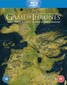 Game of Thrones: The Complete First, Second & Third Seasons, CD & DVD, Blu-ray, Envoi
