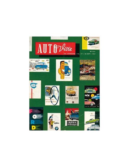 1957 AUTOVISIE MAGAZINE 19 NEDERLANDS, Livres, Autos | Brochures & Magazines, Enlèvement ou Envoi
