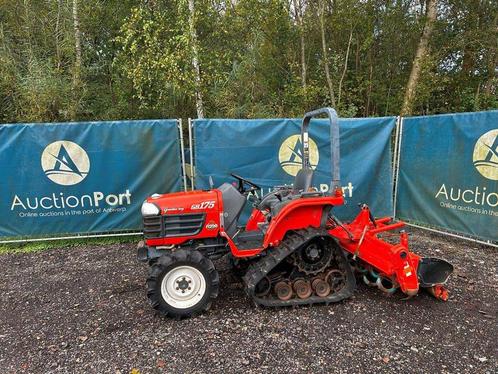 Veiling: Minitractor Kubota GB175 Diesel 17pk met frees, Articles professionnels, Agriculture | Tracteurs, Enlèvement