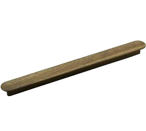 Greep Oslo Walnoot gelakt 256 mm, Doe-het-zelf en Bouw, Hang- en Sluitwerk, Klink of Kruk, Nieuw, Overige materialen