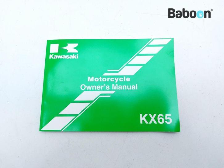 Instructie Boek Kawasaki KX 65 2000-2021 (99987-1102), Motoren, Onderdelen | Kawasaki, Gebruikt, Verzenden