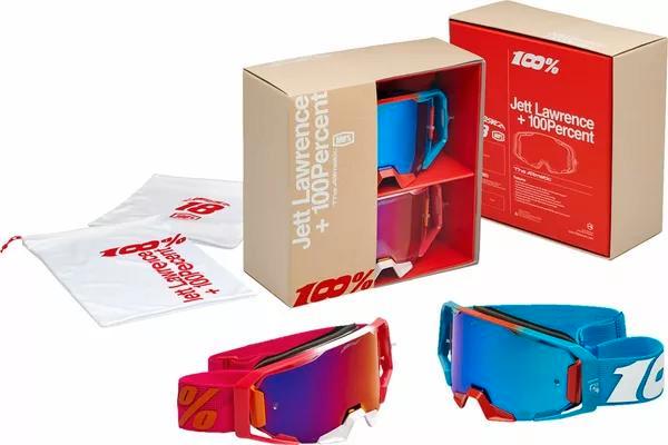 100% Armatic Jett Lawrence Limited Edition crossbrillen 2 pa, Motoren, Onderdelen | Overige, Verzenden