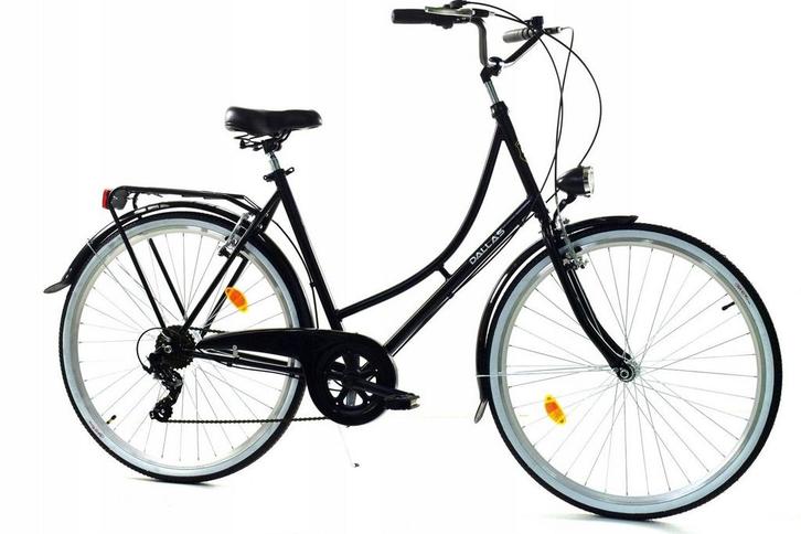 Damesfiets 28 7v Zwart - Dallas Holland City - Retour de..., Fietsen en Brommers, Fietsen | Dames | Damesfietsen, Versnellingen
