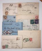 Oostenrijk  - Oostenrijk 1850/1884 lot van 8 brieven met, Timbres & Monnaies, Timbres | Europe | Autriche