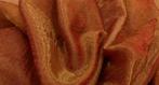 Tendaggio in organza stropicciata cangiante cm 630 x 290